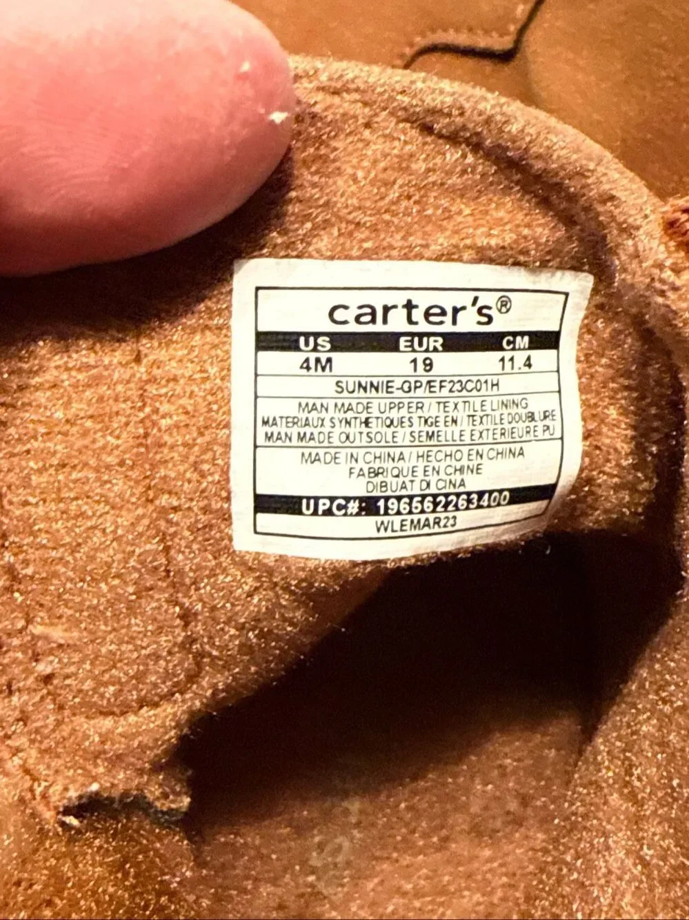 Carter's kidd Western Boots